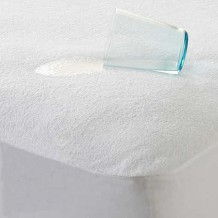 Protège-matelas imperméable hypoallergénique sans vinyle